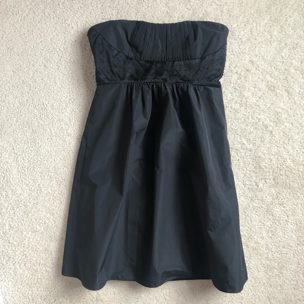 BCBGMaxAzria Embellished Strapless Dress